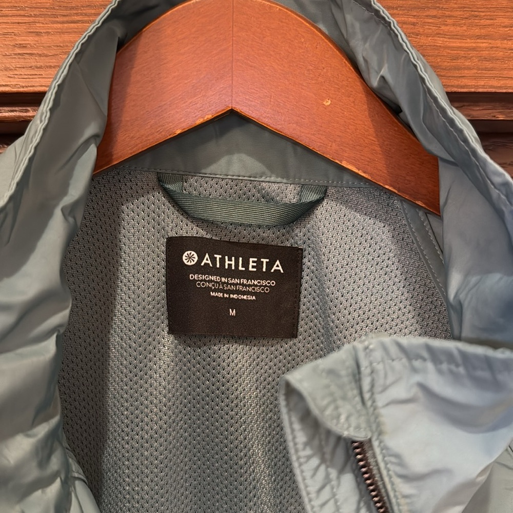 NWT Athleta Westerly Jacket in Deep Ocean Teal—Size Medium - Picture 6 of 7